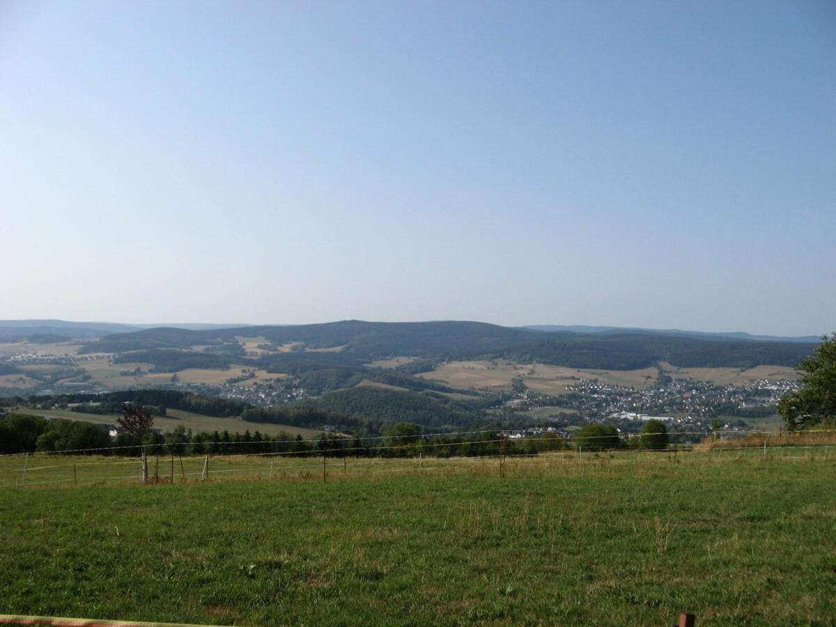 Am Balkon Des Erzgebirges Bernsbach Exterior foto