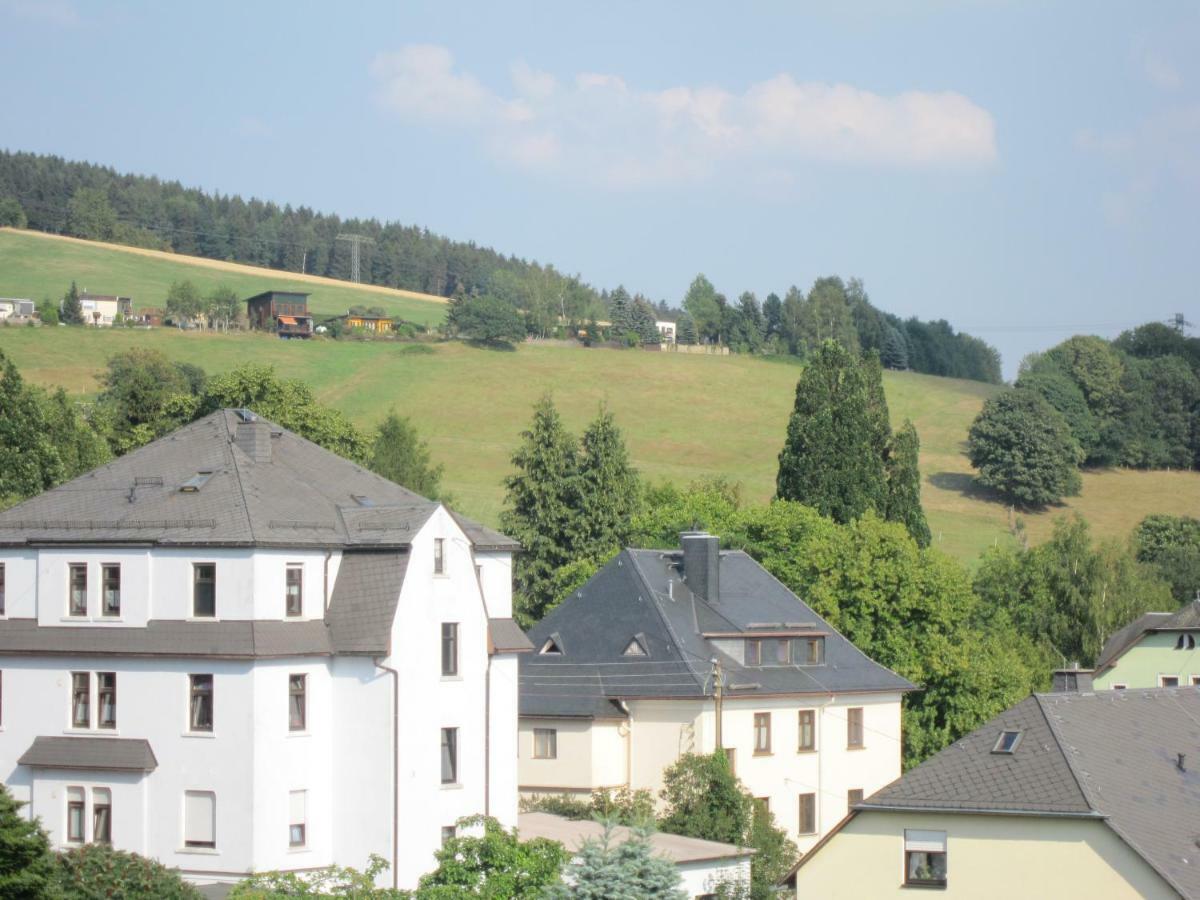 Am Balkon Des Erzgebirges Bernsbach Exterior foto